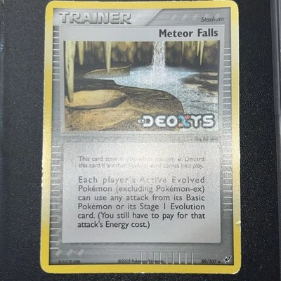 Pokemon Card Meteor Falls 89/107 Reverse Holo Foil EX Deoxys EX - Image 1 of 4