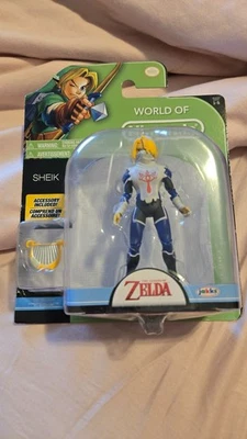 Sheik 4 inch World of Nintendo Action Figure - Image 1 of 4