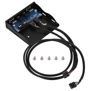 USB 2.0 HDaudio Floppy Front Panel 3 5'' 9Pin Zu 2 USB 2.0 Schnittstelle Mi NTS - Bild 1 von 7