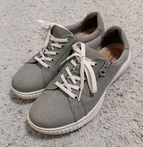 Clarks Collection Caroline Echo Lace Up Zip- Women’s Size 7.5 Gray - Picture 1 of 9