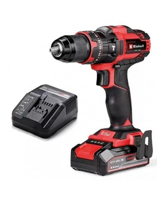 Trapano a percussione a batteria Einhell avvitatore 18V con mandrino 13 mm in me - Immagine 1 di 4