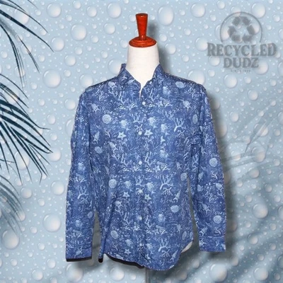 Camisa Pokemon Original Puntada Botón Frontal 40" Pecho Azul Marino Vida Marina Foto 1 de 4