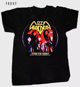 Camiseta LIZZY BORDEN BAND 1987 Tour Tokio Algodón Negra Talla Completa S-5XL - Imagen 1 de 3