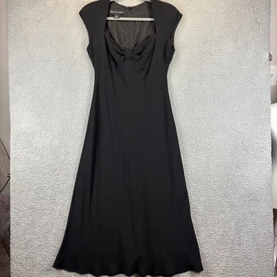 Y2k Dress Sz 10 Black LBD Cocktail Dark Romantic Sexy Feminine Whimsigoth - Image 1 of 4