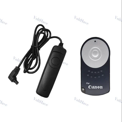 1set 80n3 Cable Release+Remote Control for Canon 5d4/5d3 5d2/6d2/7d2/6D 7D/1DX - Image 1 of 4