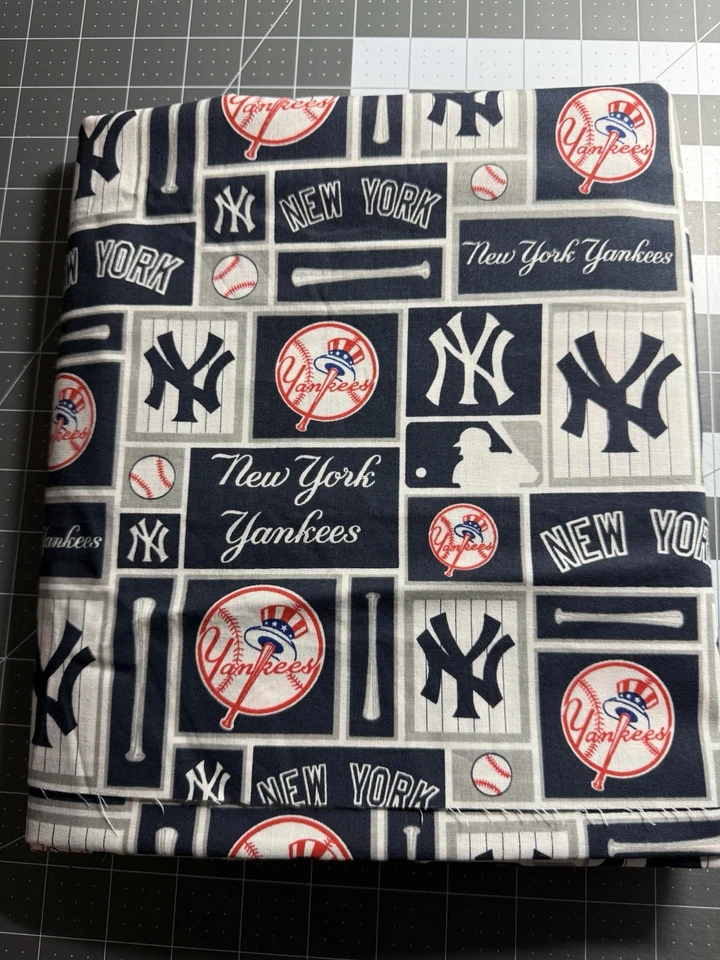 Licensed fabric cotton print. New York Yankees Sold By The Yard - Image 1 of 1