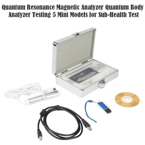 Bio-Scan Gerät Quantum Resonanz Magnetic Analyzer Körperscan mit hand electrodes - Bild 1 von 13
