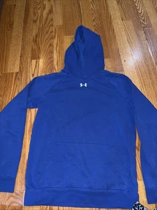 Under Armour hoodie sweatshirt BLUE-size YXL EUC - Picture 1 of 7