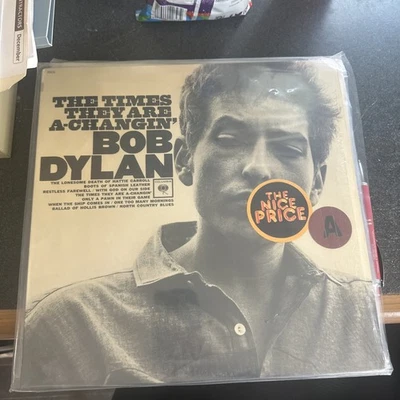 Bob Dylan-The Times Are A Changin'-12” Vinyl-1964-Open - Image 1 of 2