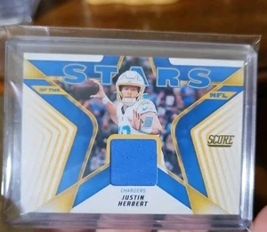 Puntuación 2025 - Estrellas de la NFL Justin Herbert #SNJ-JHT Jersey Chargers - Imagen 1 de 3