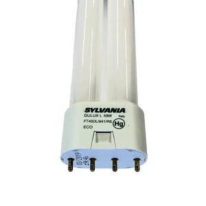 Sylvania 20586 FT40DL/841/RS/ECO 40W T5 2G11 4Pin 4100K Long Twin Tube CFL Lamp - Picture 1 of 5