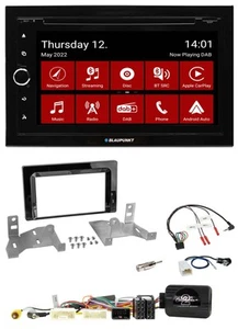 Blaupunkt 2DIN Lenkrad Bluetooth USB TMC DAB Navigation für Toyota Aygo AB7 ab 2 - Bild 1 von 12