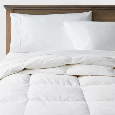 Full/Queen All Seasons Feather & Down Comforter - Threshold™: Hypoallergenic - Image 1 of 4