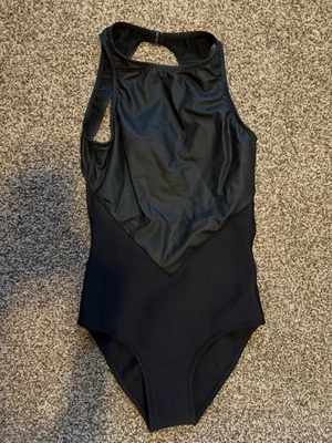 Traje de baño Roxy sin espalda de una pieza (negro/rosa intenso) talla pequeña  Foto 1 de 2