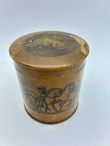 Antigua caja Mauchline Ware hecha para cinta enrollada Matlock escenas clásicas - Imagen 1 de 11