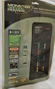 Monster Power Home Theater Center HT 800G Power Strip Surge Protector. "NEW" - Picture 1 of 5