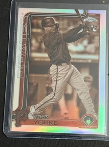2025 Topps Chrome - Nick Yorke #36 Sepia Refractor (RC) - Picture 1 of 2