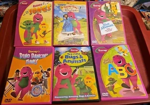 Barney (6 DVD Lot) Songs, ABCs, Best Manners, Dancing Tunes FREE SHIPPING! - Picture 1 of 2