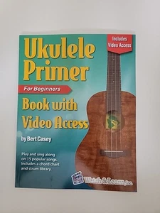 Ukulele Primer Beginner Book Online Vid Access Casey Music 13 Songs Instruct New - Imagen 1 de 8
