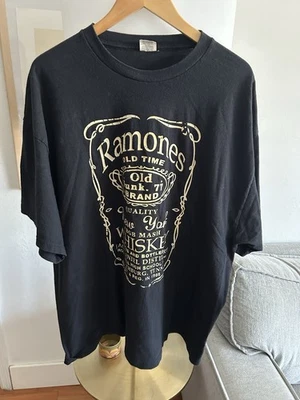 Camiseta de Colección Ramones Negra Banda Punk Rock Gran Tamaño Grunge Talla 3X Foto 1 de 4