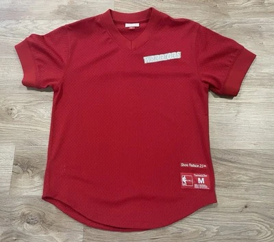 Mitchell & Ness Golden State Warriors Red Shoe Palace 25 NBA Jersey Men’s Medium - Image 1 of 4