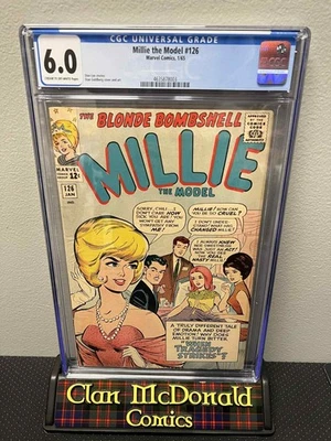 Millie the Model #126 Marvel Comics 1965 Graded CGC 6.0 Blue Label - Image 1 of 4
