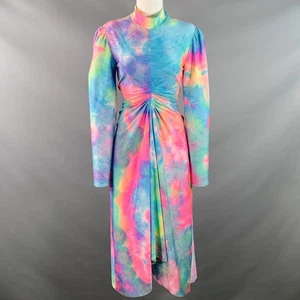 SIES MARJAN Kleid Größe M Mehrfarbig Polyamidmischung Batik Langarm Rüschen - Bild 1 von 5