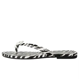 Seychelles Wish List Zebra Sandals Zebra Print NB08153 Women's Size 7 Medium - Picture 1 of 4