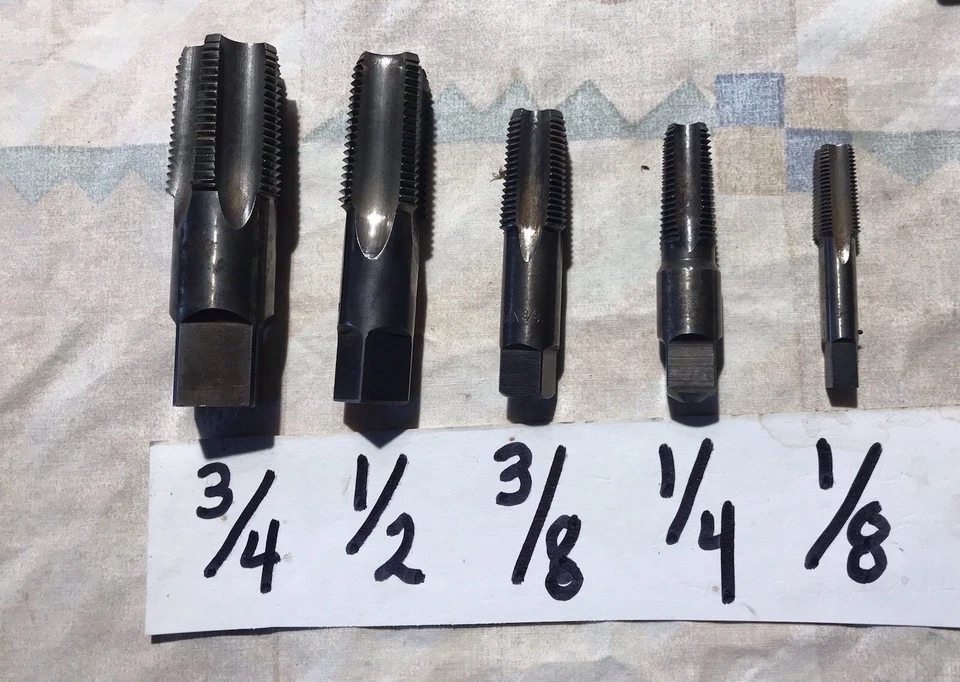 Lot of 5 NPT Pipe Taps - Image 1 of 1