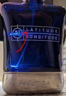 Raro Nautica Latitude Longitude Hombres Eau De Toilette EDT Colonia Spray 1.7 OZ Hombre Foto 1 de 4