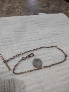 antique vintage gold filled watch chain 12" long nice - Picture 1 of 1