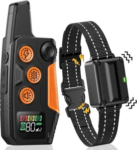 Dog Shock Collar - 3300Ft Dog Training Collar with Remote for 5-120lbs Orange US - Picture 1 of 12