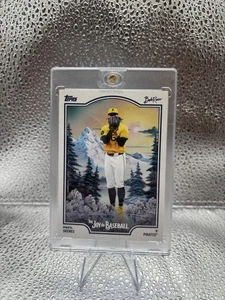 2025 Topps x Bob Ross Joy of Baseball Paul Skenes SP - Picture 1 of 2