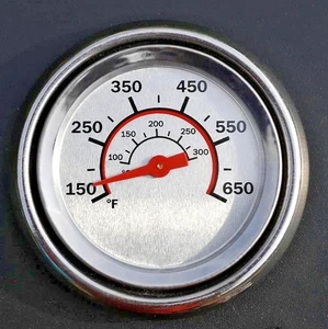 High Accuracy Waterproof Grill Thermometer Char-Broil BBQ Gauge G432-8L00-W1 NEW - Picture 1 of 13