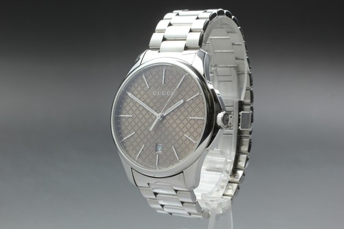 [Quasi Come Nuovo] Orologio Uomo Gucci G Timeless 126.3 YA126317 Quarzo Marrone dal GIAPPONE