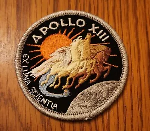 NASA Patch Apollo 13 XIII Crew Member Patch Space Program Ex Luna Scientia - Picture 1 of 2