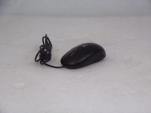 Logitech M-BT96A 3-Button USB Optical Scroll Mouse Black Used - Picture 1 of 3