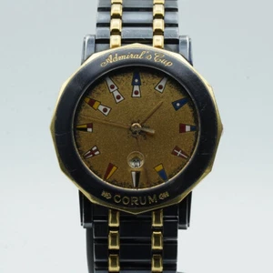 Corum Admirals Cup Men's Watch Quartz 35Mm Steel With Steel Band 39.130.34 - Picture 1 of 9