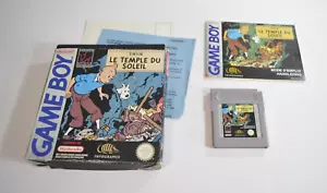 Tintin Temple Du Soleil Game Boy Pal Complet CIB Nintendo ( Europe Vidéo Game ) - Foto 1 di 18