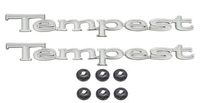 Emblema de guardabarros delantero para conjunto modelos Pontiac Tempest 1967-1969 hechos en EE. UU. Foto 1 de 4