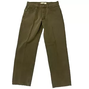VTG Levi's 550 Denim Jeans Size 32x29 Relaxed Fit Tapered Leg Green Y2K Dec 2003 - Picture 1 of 10