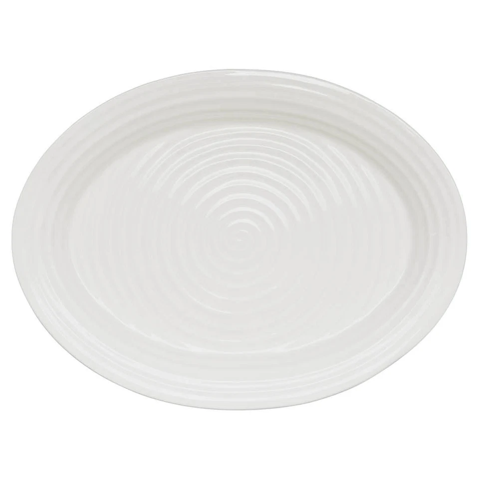Plato grande Portmeirion Sophie Conran 20" – Plato ovalado de porcelana fina Foto 1 de 4