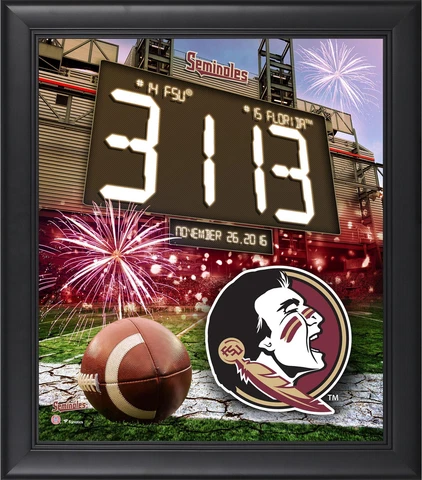 Seminoles Framed 2016 Win Over Gators 15x17 Collage - Fanatics Cover