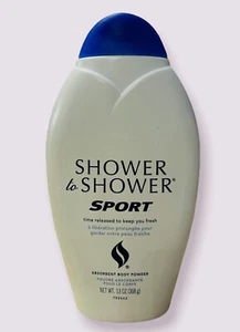 SHOWER To SHOWER SPORT Time Released Absorbent Talc Body Powder 13 oz New - Picture 1 of 3