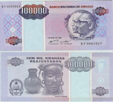 ANGOLA 100,000 Kwanzas (1995) Pick 139, Uncirculated