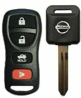 Control remoto 4B + llave chip transpondedor N104 Frontier Juke Máxima Murano en blanco (46) A+ Foto 1 de 3