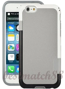 for iPhone 6 / 6s phone gray black white back case cover shockproof waterproof - Picture 1 of 2