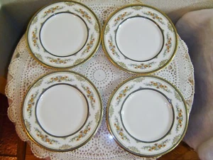 Minton Stanwood Gold Rim Salad Plate Set of 4 ca. 1973-1987 - Picture 1 of 4