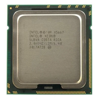Intel Xeon X5667 CPU Quad-Core 3.06GHz 12 M SLBVA Socket LGA 1366 Processor - Image 1 of 4