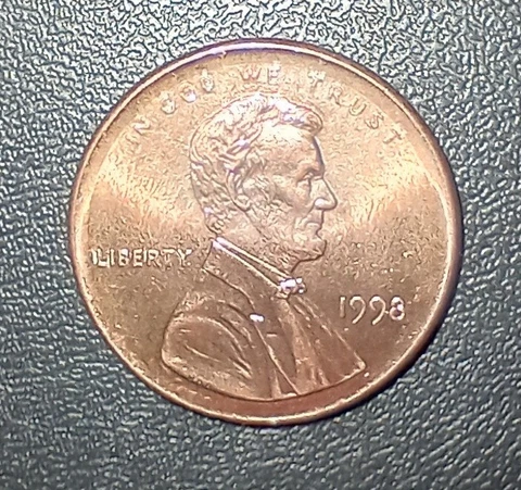 1998  Lincoln Memorial Cent error coin  Broadstruck Nice Coin Error #99 Cover
